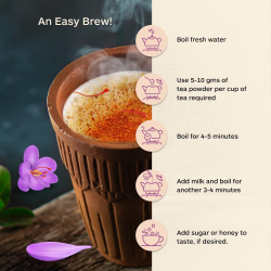 Filli Cafe Zafran Chai Loose Tea 300g, Pack Of 6 Filli Cafe Zafran Chai Loose Tea 300g, Pack Of 6