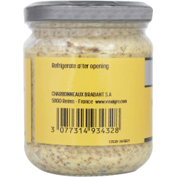 Clovis Whole Grain Mustard 200g, Pack Of 12 Clovis Whole Grain Mustard 200g, Pack Of 12