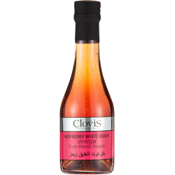 Clovis Raspberry White Grape Vinegar 250 ml, Pack Of 6