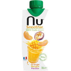 Nu Smoothie Orange Mango Passion Fruit 330 ml, Pack Of 6 Nu Smoothie Orange Mango Passion Fruit 330 ml, Pack Of 6