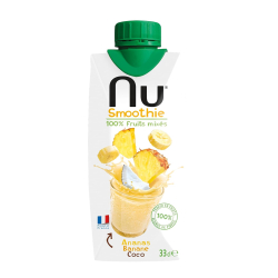 Nu Smoothie Pineapple Banana Coconut 330 ml, Pack Of 12 Nu Smoothie Pineapple Banana Coconut 330 ml, Pack Of 12