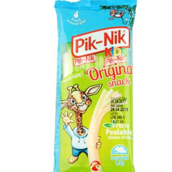 Pik-nik Fresh Peelable String Cheese 80g, Pack Of 14