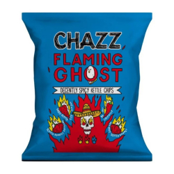 Chazz Flaming Ghost Spicy Kettle Chips 50g, Pack Of 14 Chazz Flaming Ghost Spicy Kettle Chips 50g, Pack Of 14