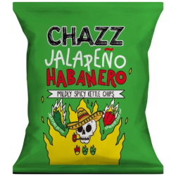 Chazz Kettle Chips Jalapeno Habanero 50g, Pack Of 14 Chazz Kettle Chips Jalapeno Habanero 50g, Pack Of 14