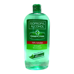 Green Cross Isopropyl Alcohol 70% with Moisturizer 500ml, Pack Of 24 Green Cross Isopropyl Alcohol 70% with Moisturizer 500ml, Pack Of 24