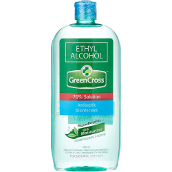 Green Cross Ethyl Alcohol 70% Solution 500ml, Pack Of 24 Green Cross Ethyl Alcohol 70% Solution 500ml, Pack Of 24