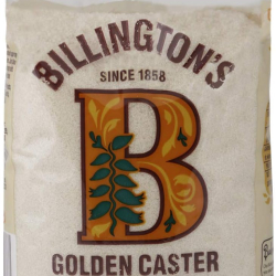 Billington's Golden Caster Cane Sugar 500g, Pack Of 10 Billington's Golden Caster Cane Sugar 500g, Pack Of 10