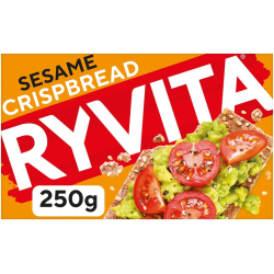 Ryvita Thins Cheddar & Cracked Black Pepper Bread 125g, Pack Of 12 Ryvita Thins Cheddar & Cracked Black Pepper Bread 125g, Pack Of 12