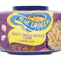 Blue Dragon Sweet Chilli Chicken Flavour Noodle Wok 76g, Pack Of 6