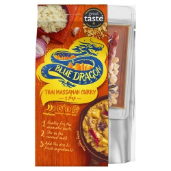 Blue Dragon 3 Step Thai Curry Massaman 273g, Pack Of 4 Blue Dragon 3 Step Thai Curry Massaman 273g, Pack Of 4