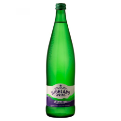 Highland Spring Sparkling Water Glass Bottle 750 ml, Pack Of 12 Highland Spring Sparkling Water Glass Bottle 750 ml, Pack Of 12