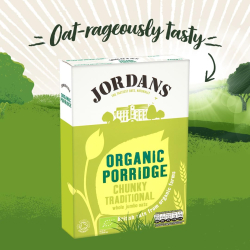 Jordans Organic Porridge Chunkey Traditional Whole Jumbo Oats, 6 x 750g Jordans Organic Porridge Chunkey Traditional Whole Jumbo Oats, 6 x 750g