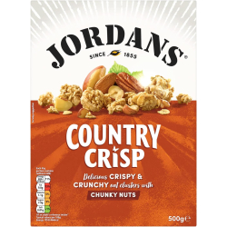 Jordans Country Crisp Chunky Nuts Cereal 500g, Pack Of 6 Jordans Country Crisp Chunky Nuts Cereal 500g, Pack Of 6