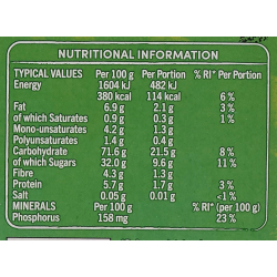 Jordans Breakfast Granola Bars Apple And Cinnamon Frusli Bar 30g, Pack Of 6 Jordans Breakfast Granola Bars Apple And Cinnamon Frusli Bar 30g, Pack Of 6