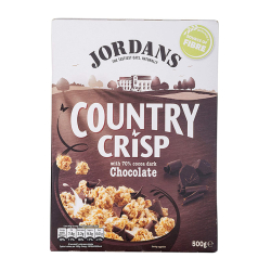 Jordans Country Crisp Dark Chocolate 500g, Pack Of 6 Jordans Country Crisp Dark Chocolate 500g, Pack Of 6