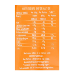 Jordans Natural Muesli 1Kg, Pack Of 4 Jordans Natural Muesli 1Kg, Pack Of 4