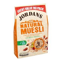 Jordans Natural Muesli 1Kg, Pack Of 4 Jordans Natural Muesli 1Kg, Pack Of 4