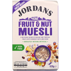 Jordan's Fruit & Nut Muesli 620g, Pack Of 5 Jordan's Fruit & Nut Muesli 620g, Pack Of 5