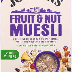 Jordan's Fruit & Nut Muesli 620g, Pack Of 5 Jordan's Fruit & Nut Muesli 620g, Pack Of 5