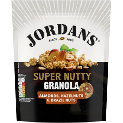 Jordans Super Nutty Granola 550g, Pack Of 4 Jordans Super Nutty Granola 550g, Pack Of 4