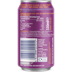 Rubicon Sparkling Fruit Juice Passion 330 ml, Pack Of 24 Rubicon Sparkling Fruit Juice Passion 330 ml, Pack Of 24