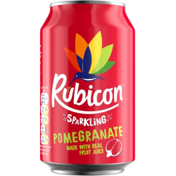 Rubicon Sparkling Pomegranate Juice Drink 330 ml, Pack Of 24 Rubicon Sparkling Pomegranate Juice Drink 330 ml, Pack Of 24