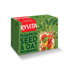 Ryvita Pumpkin Seeds & Oats Crispbread 200g, Pack Of 8 Ryvita Pumpkin Seeds & Oats Crispbread 200g, Pack Of 8