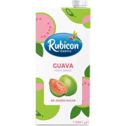 Rubicon Guava No Added Sugar Fruit Drink 1Litre, Pack Of 12 Rubicon Guava No Added Sugar Fruit Drink 1Litre, Pack Of 12