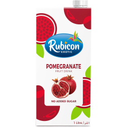 Rubicon Pomegranate No Added Sugar Fruit Drink 1Litre, Pack Of 12 Rubicon Pomegranate No Added Sugar Fruit Drink 1Litre, Pack Of 12