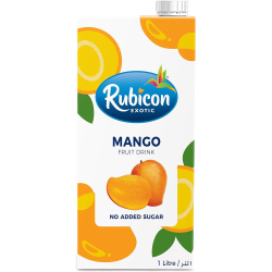 Rubicon Mango No Added Sugar Fruit Drink 1Litre, Pack Of 12 Rubicon Mango No Added Sugar Fruit Drink 1Litre, Pack Of 12