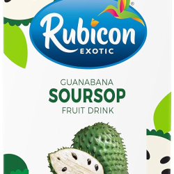 Rubicon Guanabana Soursop Fruit Drink No Added Sugar 1Litre, Pack Of 12 Rubicon Guanabana Soursop Fruit Drink No Added Sugar 1Litre, Pack Of 12