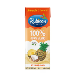 Rubicon Pineapple & Coconut Juice 4x8x200 ml Rubicon Pineapple & Coconut Juice 4x8x200 ml