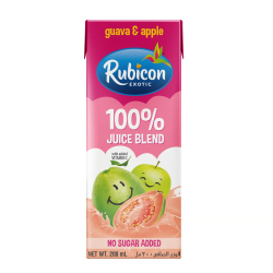 Rubicon Guava & Apple Juice No Added Sugar 4x8x200 ml Rubicon Guava & Apple Juice No Added Sugar 4x8x200 ml