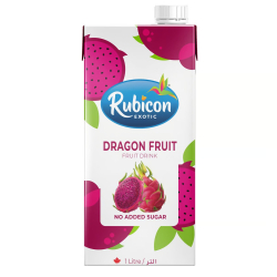 Rubicon Dragon Fruit Drink No Added Sugar 1 Litre, Pack Of 12 Rubicon Dragon Fruit Drink No Added Sugar 1 Litre, Pack Of 12