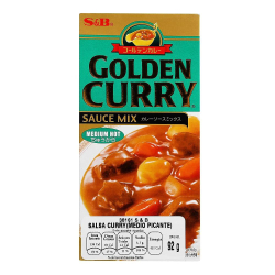 S&B Japanese Golden Curry Paste Medium Hot 92g, Pack Of 12 S&B Japanese Golden Curry Paste Medium Hot 92g, Pack Of 12