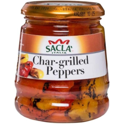 Sacla Italia Char-grilled Peppers 290g, Pack Of 6 Sacla Italia Char-grilled Peppers 290g, Pack Of 6
