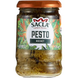 Sacla Italia Wild Rocket Pesto 190g, Pack Of 6 Sacla Italia Wild Rocket Pesto 190g, Pack Of 6