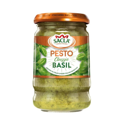 Sacla Italia Classic Green Pesto Sauce 190g, Pack Of 6 Sacla Italia Classic Green Pesto Sauce 190g, Pack Of 6