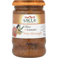 Sacla Olive & Tomato 190g, Pack Of 6 Sacla Olive & Tomato 190g, Pack Of 6