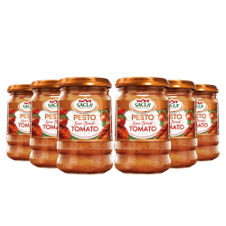 Sacla Italia Sun-Dried Tomato Pesto 190g, Pack Of 6 Sacla Italia Sun-Dried Tomato Pesto 190g, Pack Of 6