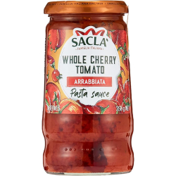 Sacla Italia Arrabbiata Whole Cherry Tomato& Chilli 350g, Pack Of 6 Sacla Italia Arrabbiata Whole Cherry Tomato& Chilli 350g, Pack Of 6