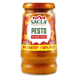 Sacla Italia Red Tomato Pesto Sauce 290g, Pack Of 6 Sacla Italia Red Tomato Pesto Sauce 290g, Pack Of 6