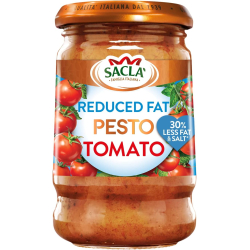 Sacla Reduced Fat Tomato Pesto 190g, Pack Of 6 Sacla Reduced Fat Tomato Pesto 190g, Pack Of 6