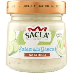 Sacla Salsa Alla Greca Con Cetrioli 190g, Pack Of 6 Sacla Salsa Alla Greca Con Cetrioli 190g, Pack Of 6
