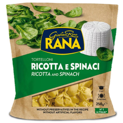 Giovanni Rana Fresh Tortellini Ricotta & Spinach Filling 250g, Pack Of 8 Giovanni Rana Fresh Tortellini Ricotta & Spinach Filling 250g, Pack Of 8