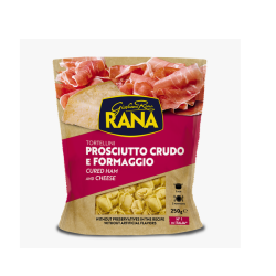 Giovanni Rana Tortellini Fresh Egg Pasta With Raw Ham And Cheese Filling 250g, Pack Of 8 Giovanni Rana Tortellini Fresh Egg Pasta With Raw Ham And Cheese Filling 250g, Pack Of 8