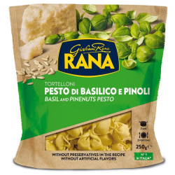 Giovanni Rana Fresh Tortellini Pesto Cheese Filling 250g, Pack Of 8 Giovanni Rana Fresh Tortellini Pesto Cheese Filling 250g, Pack Of 8