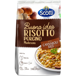Riso Scotti Rice Rissoto With Dried Porcini Mushroom 210g, Pack Of 10 Riso Scotti Rice Rissoto With Dried Porcini Mushroom 210g, Pack Of 10