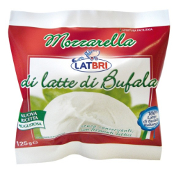 Latbri Buffalo Mozzarella 125g, Pack Of 12 Latbri Buffalo Mozzarella 125g, Pack Of 12