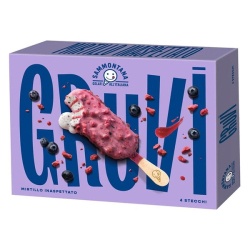 Sammontana Gruvi Sticks Blueberry 4x240g, Pack Of 8